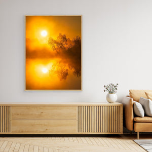 Soluppgång över Messmörtjärn - CANVAS
