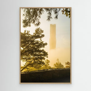 Karlatornet i dimma – Ramberget, Göteborg | Canvas