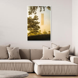 Karlatornet i dimma – Ramberget, Göteborg | Canvas
