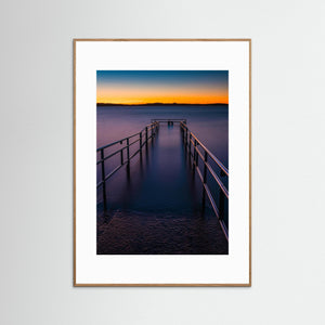 Solnedgång vid bryggan i Sillvik – Hisingen | Fine Art Print