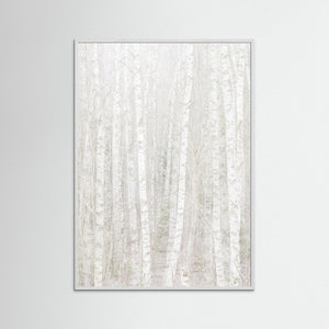 Änggårdsbergen i stillhet – Björkar i dubbelexponering | Fine Art Print