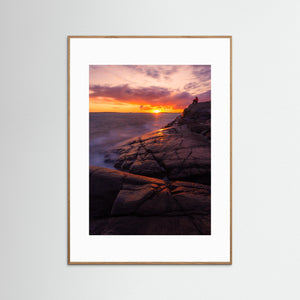 Solnedgång vid Stora Amundön – Göteborgs skärgård | Fine Art Print 