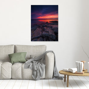 Kvällsro vid Vallda Sandö - CANVAS