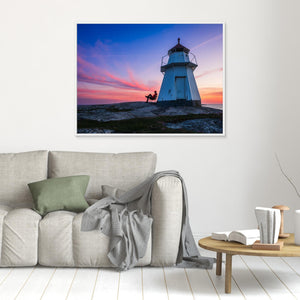 Stillhet vid Bua fyr - CANVAS