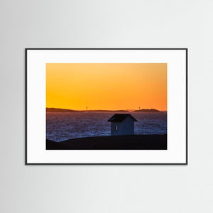 Stångehuvud, Lysekil – Fyrhuset i solnedgång | Fine Art Print