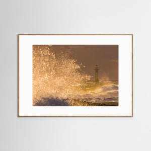Storm vid fyren Väcker – Tjurpannan, Bohuslän | Fine Art Print