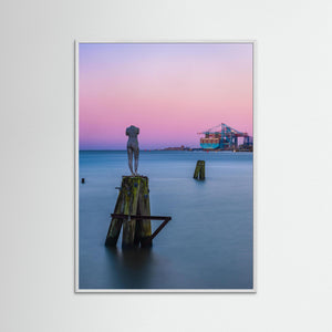 Konstverk i Göta älv vid Klippan – Göteborg | Fine Art Print