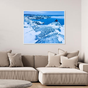 Vinter vid Smithska udden Göteborg – Hav, klippor och stillhet | Canvas