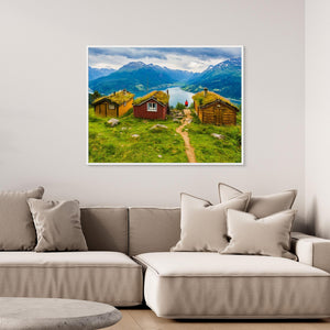 Utsikt över fjorden - CANVAS