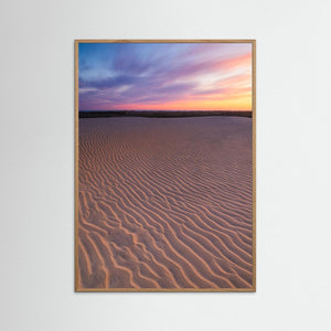 Danmark – Råbjerg Mile i solnedgång | Fine Art Print