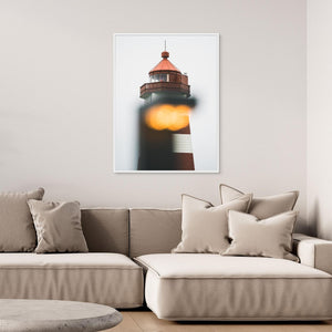 Alnes Fyr Godøya Ålesund – Fyr i Dimma | Canvas