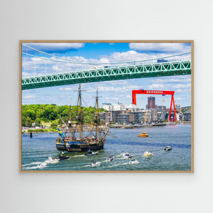 Hemkomst under Älvsborgsbron - CANVAS