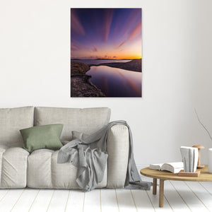 Solnedgång vid Smithska Udden – Näset, Göteborg | Canvas