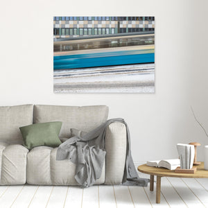 Spårvagn i rörelse Göteborg – Fotokonst från Stigbergsliden | Canvas