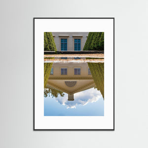 Gunnebo Slott spegling i vattenpöl – Mölndal | Fine Art Print