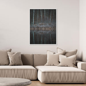 Stensjön, Mölndal – Spegling i stilla vatten | Canvas
