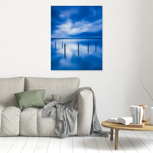 Blå kväll vid Vadholmen | Canvas