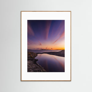 Solnedgång vid Smithska Udden – Näset, Göteborg | Fine Art Print