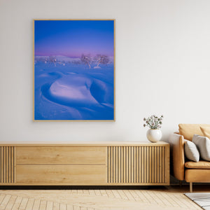 Snöformation i kvällsljus – Långfjället, Grövelsjöfjällen | Canvas