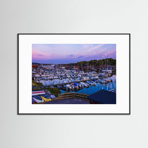 Önnereds brygga i kvällsljus – Småbåtshamn i Göteborg | Fine Art Print 