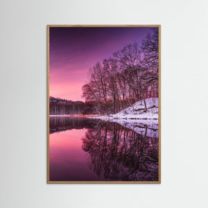Vintermorgon vid Ståloppet – Rådasjön och Stensjön, Mölndal | Fine Art Print 