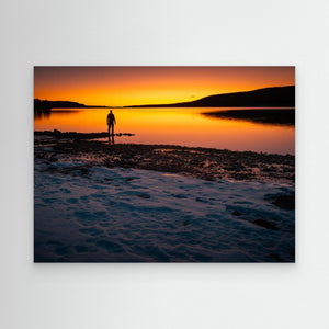 Gryning vid Lofssjön - CANVAS