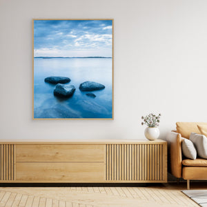 Klippor i havet vid Lilleby – Hisingen | Canvas