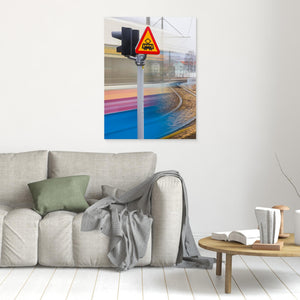 Spårvagn i rörelse vid Lindholmen – Göteborg | Canvas
