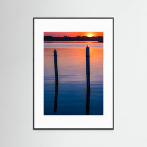Tumlehed Hisingen Göteborg – Solnedgång över Havet | Fine Art Print