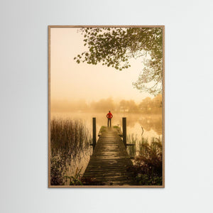 Gyllene dimma vid Landvettersjön