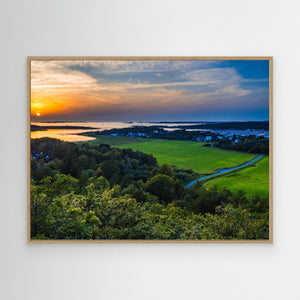 Solnedgång över Björlanda kile och Store Udd – Hisingen | Canvas