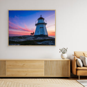 Stillhet vid Bua fyr - CANVAS
