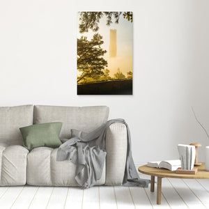 Karlatornet i dimma – Ramberget, Göteborg | Canvas