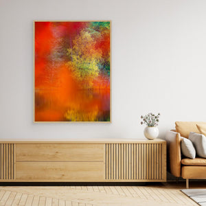 Höstfärger vid Slätta damm – Hisingen, Göteborg | Canvas