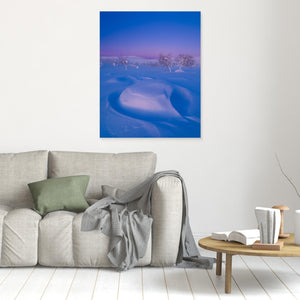 Snöformation i kvällsljus – Långfjället, Grövelsjöfjällen | Canvas