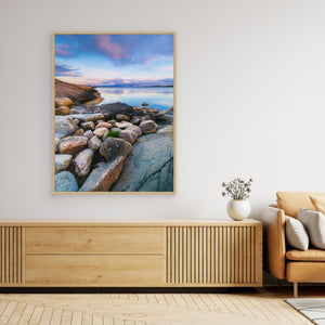 Där havet möter stenen - CANVAS