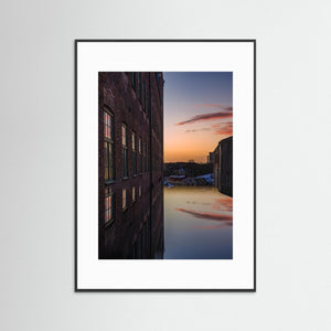Mölndal – Spegling vid Götafors | Fine Art Print