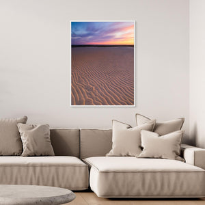 Danmark – Råbjerg Mile i solnedgång | Canvas