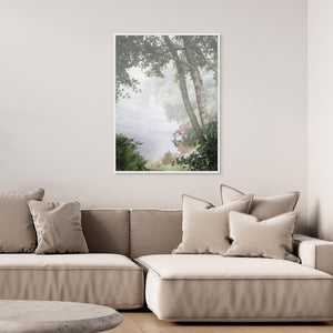 Dimma över Stensjön – Morgon vid Stensjön, Mölndal | Canvas