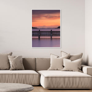 Solnedgång vid Billdal – Göteborgs skärgård - CANVAS