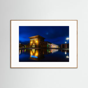 Göteborgs Fiskauktion i kvällsljus – Fiskhamnen | Fine Art Print