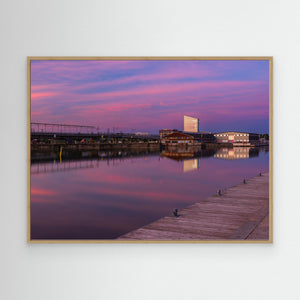 Sommarkväll över Göta älv - CANVAS