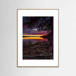 Solnedgång över Burusjön – Idre, norra Dalarna | Fine Art Print 