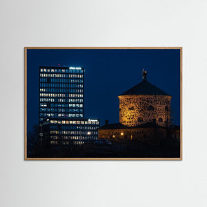Skansen Lejonet och Gårda Vesta i kvällsljus Göteborg | Fine Art Print