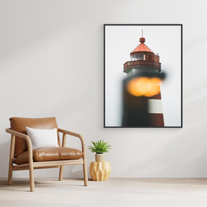 Alnes Fyr Godøya Ålesund – Fyr i Dimma | Canvas