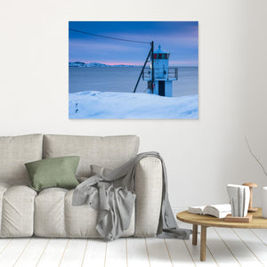 Klåva fyr på Hönö i vinterljus – Göteborgs skärgård | Canvas