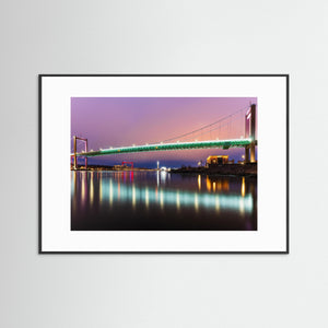 Älvsborgsbron i kvällsljus – Göteborgs hamninlopp | Fine Art Print