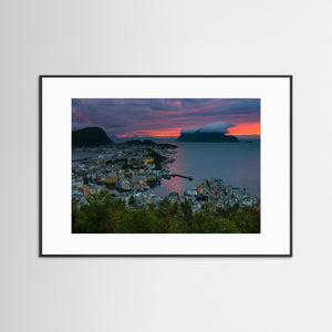Solnedgång över Ålesund