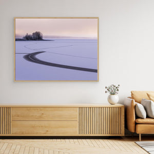 Lofsdalen – Isformationer på sjön Lofssjön | Canvas