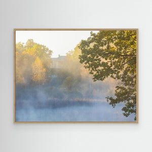 Gunnebo Slott i höstdimma – Ståloppet mellan Rådasjön och Stensjön | Canvas